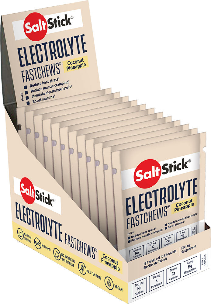 Saltstick fastchews electrolytes chewable tablets 12x16g | mixed berry