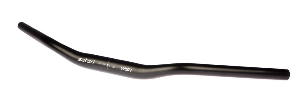 Stuur Wien Ø31,8 B=640mm, 35° gebogen - mat zwart