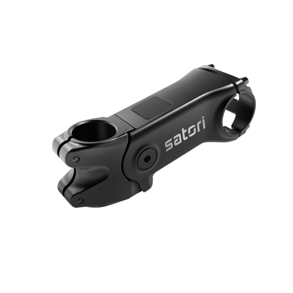 Satori stuurpen moderator ø31.8 95mm, 0°, m veer, mat-zwart