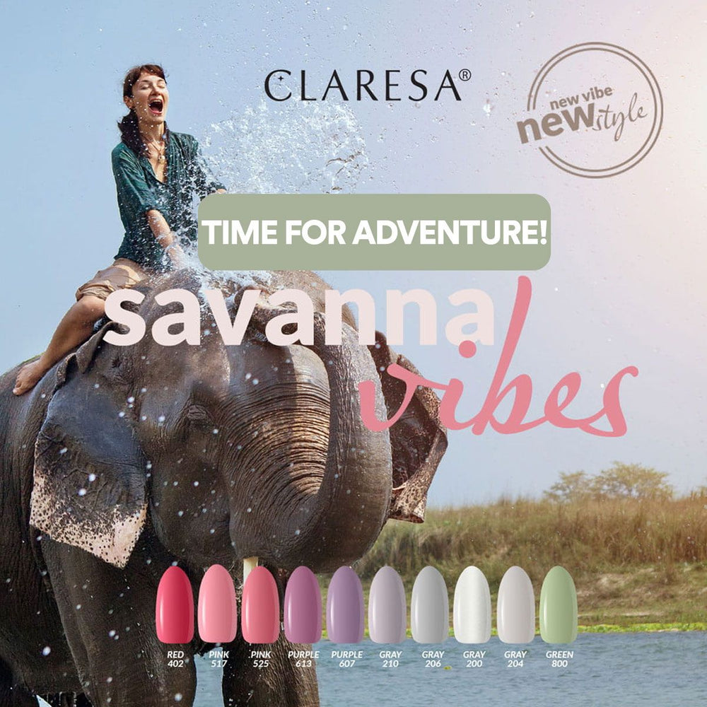 Claresa uv led gellak 5ml groen 800 savanna vibes