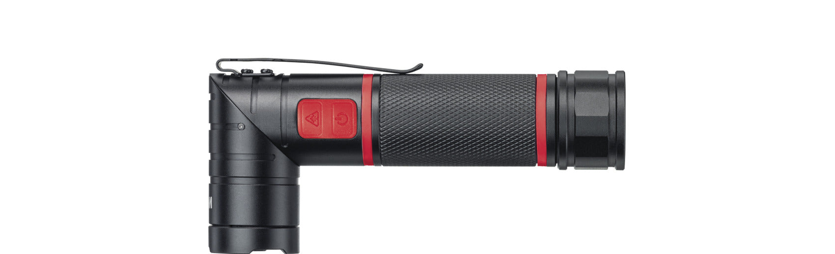 Wiha zaklamp met led, laser en uv-licht (zwart rood)