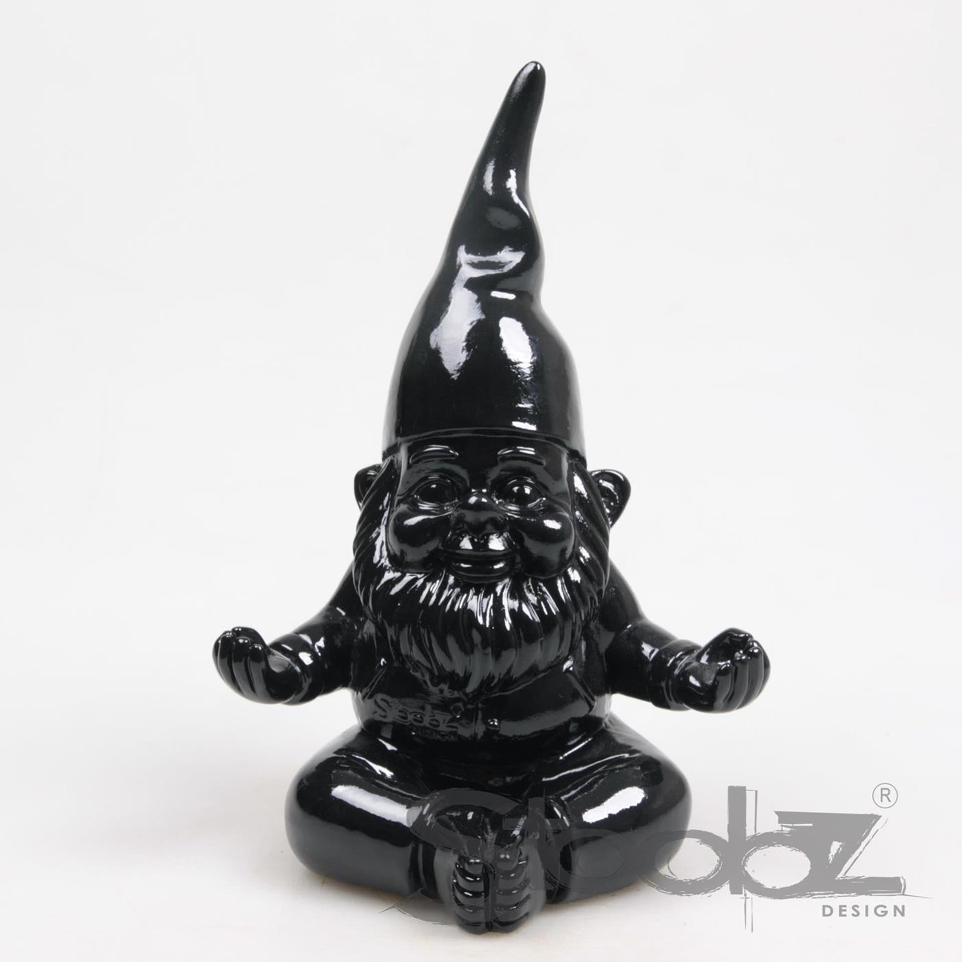 Stoobz design stoobz kabouter yoga zwart 20cm