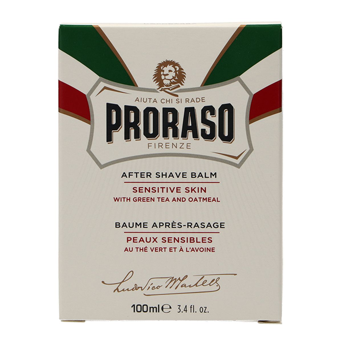 Proraso aftershavebalsem vloeibare groene thee 100ml