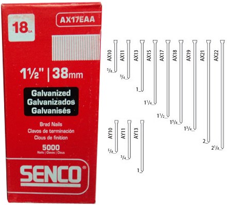 Senco brad 38mm | ax17eaa - ax17eaa
