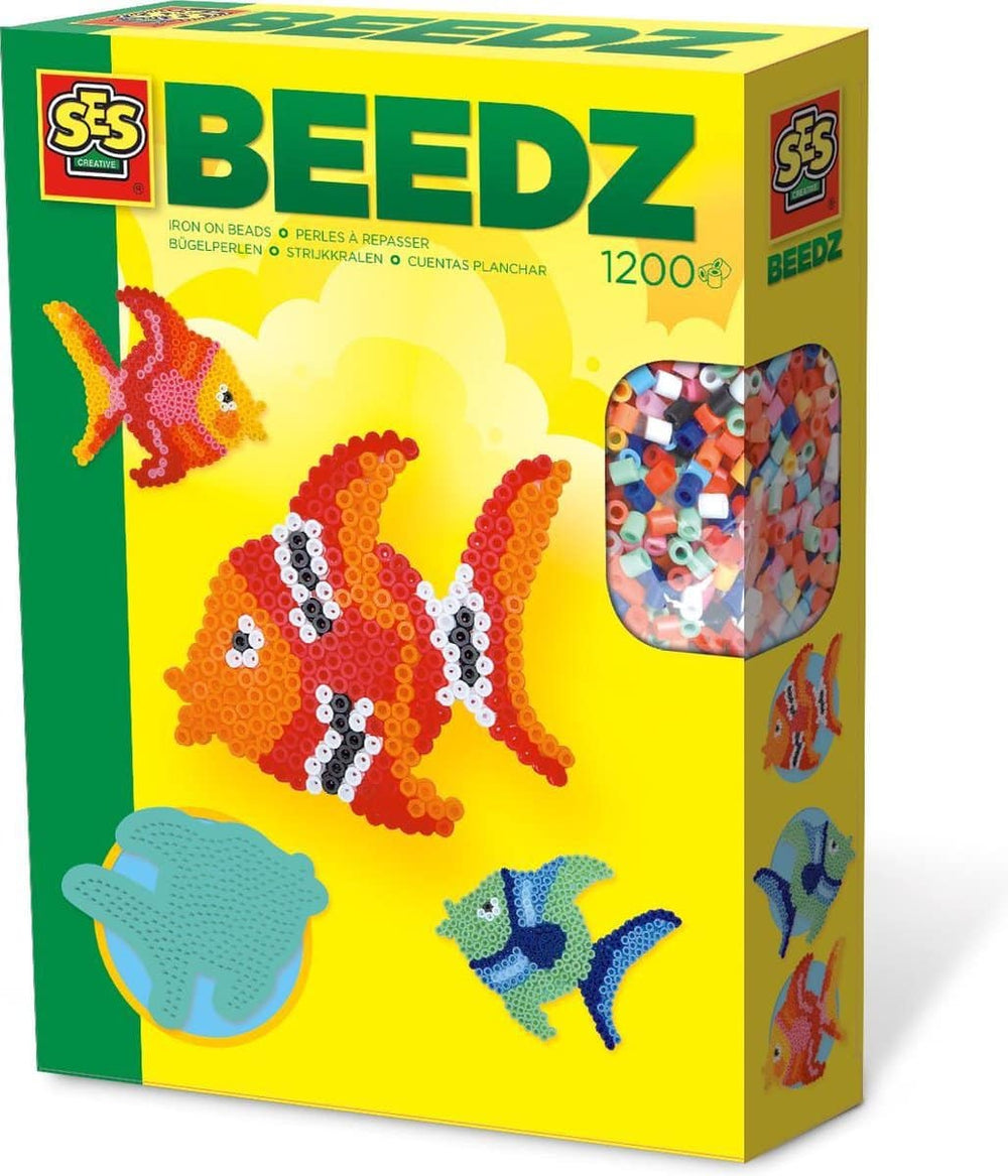 Ses beedz - strijkkralen vissen