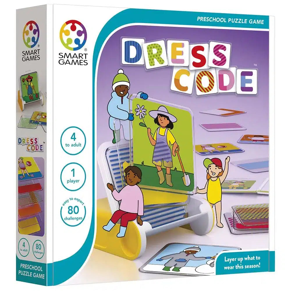 Slimme games dresscode voorschoolse puzzelspel