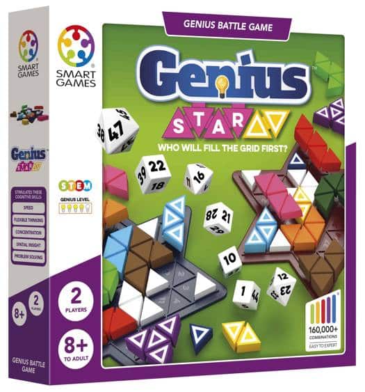 Smart games genie ster wie heeft het 1e spelbord vol