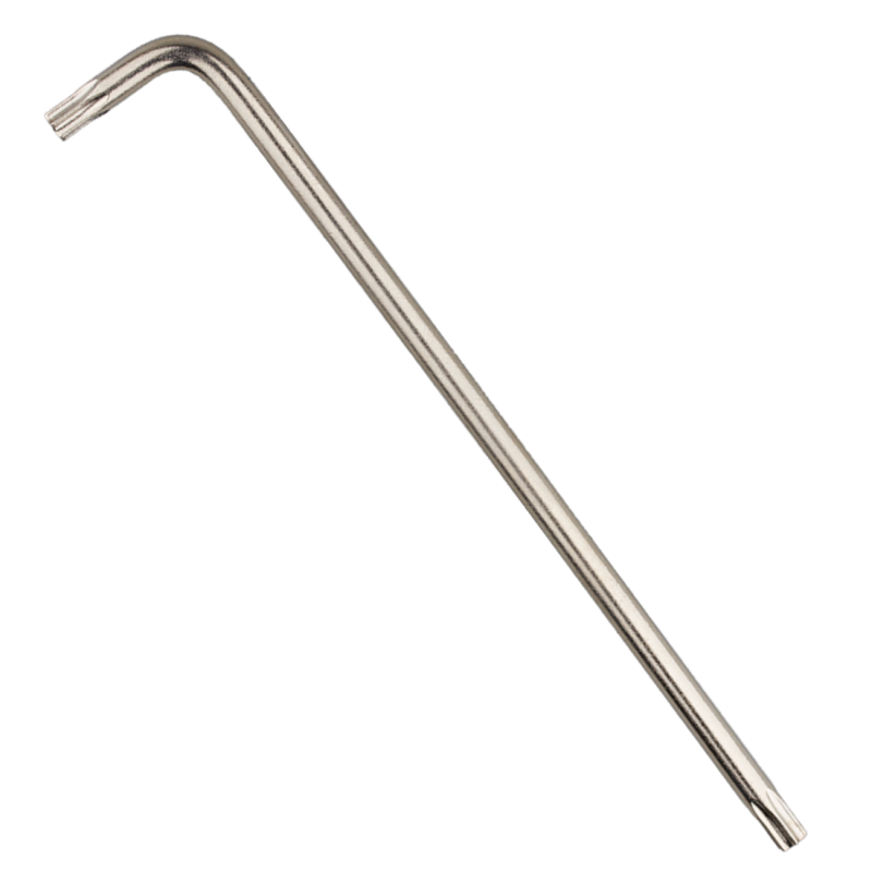 Rotec torx® haakse sleutel lang model t50 x 190mm (nikkel) - 8902050