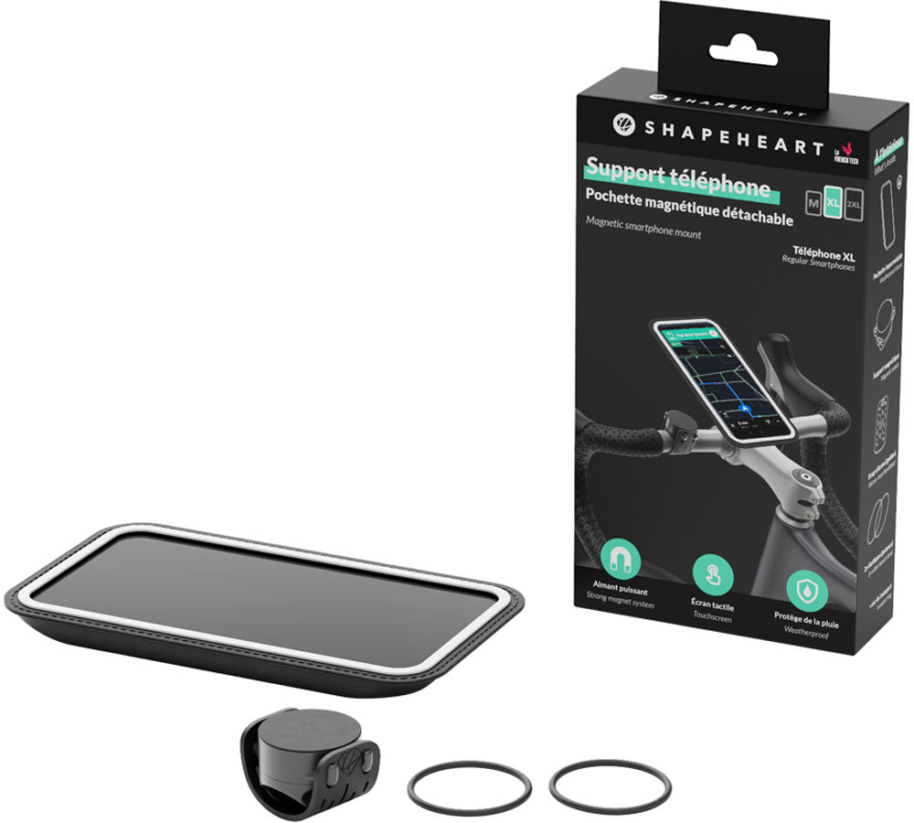 Shapeheart magnetic smartphone mount for bike | xxl