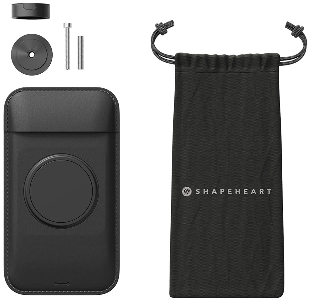 Shapeheart magnetic smartphone fork stem mount for bike | xxl