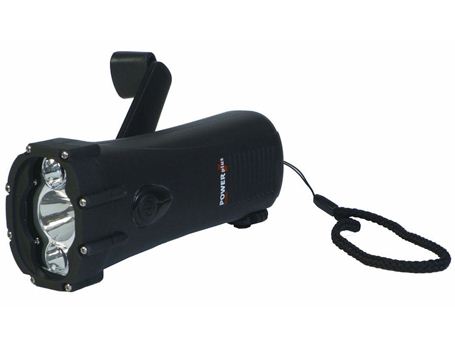 Powerplus zaklamp opwindbare waterdichte haai