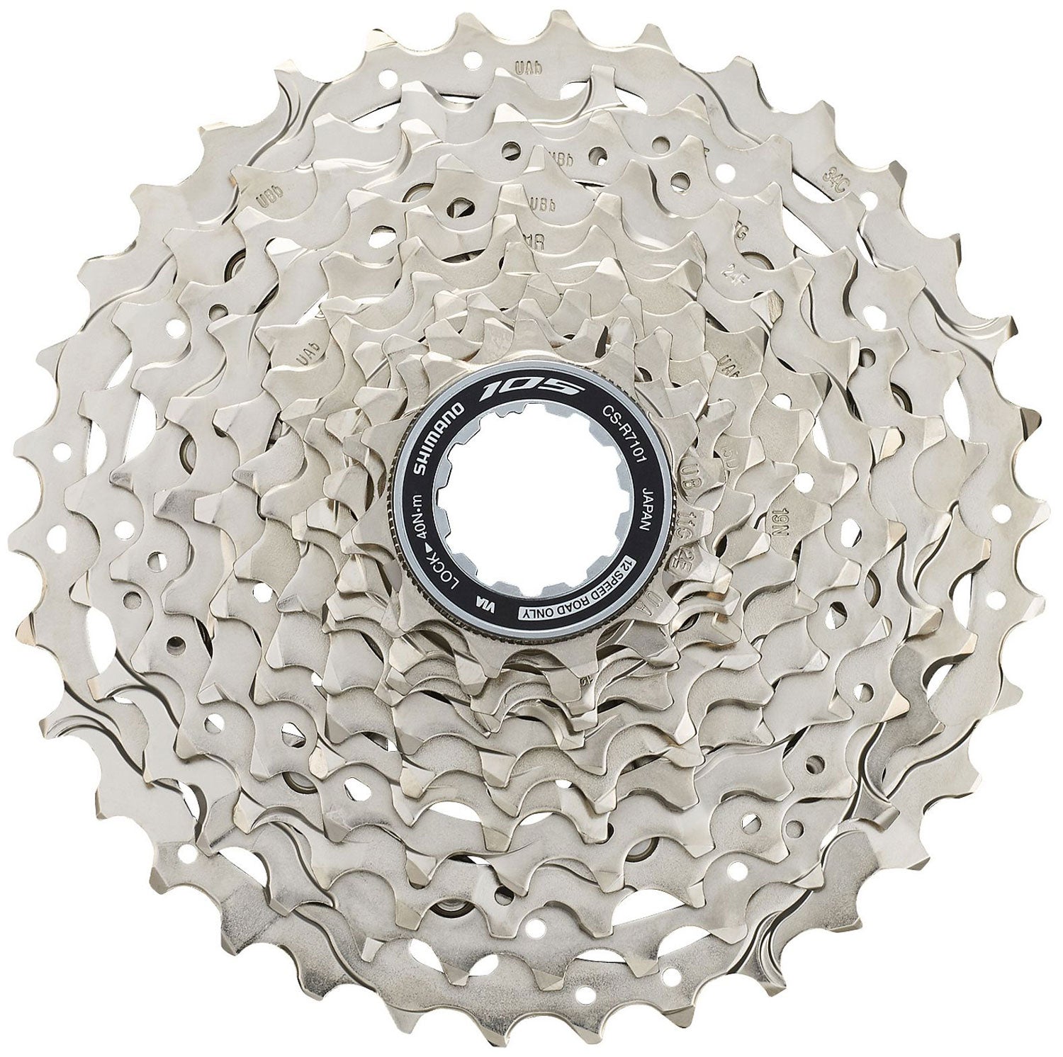 Shimano cassette 105 cs-r7101 cs-hg710 shim.cassette 105 csr7101 12f 11-34z f.di2+mech.