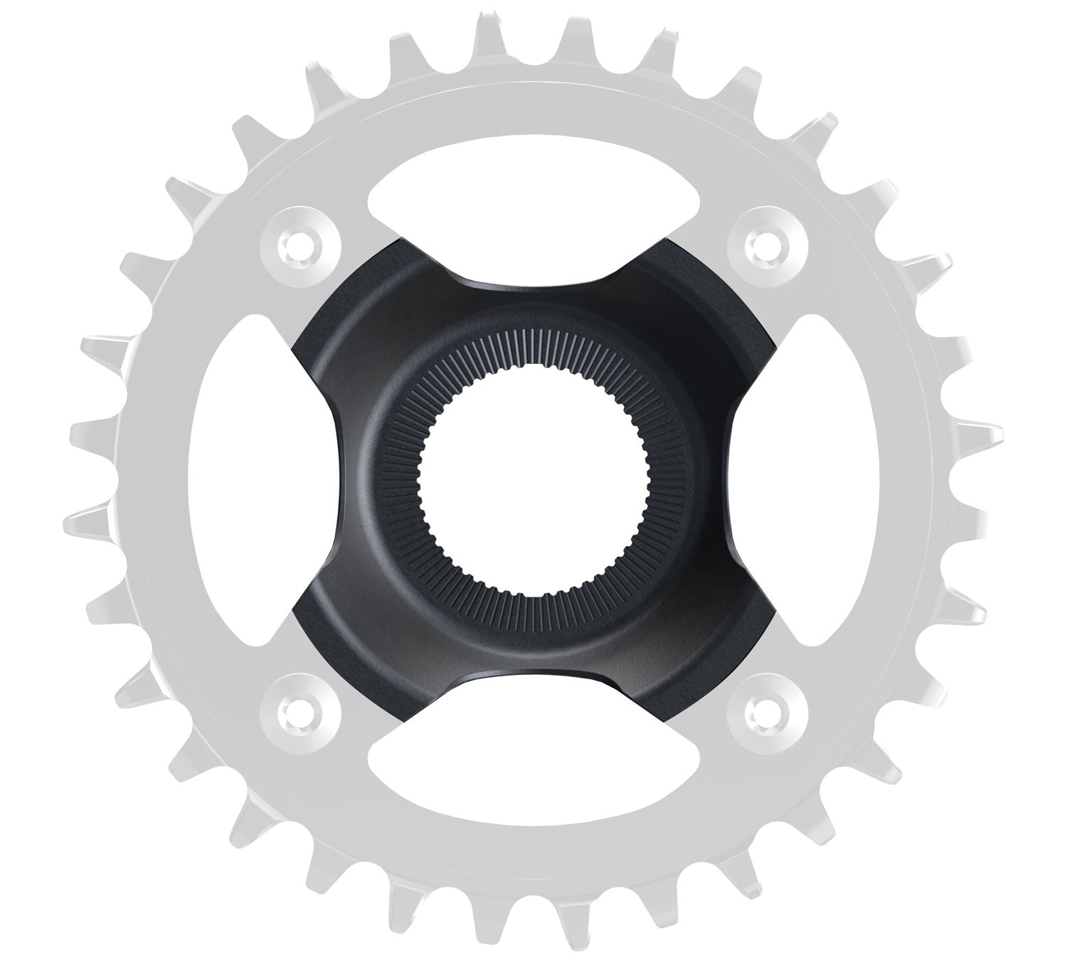 Shimano 4-arm adapter for steps cr-em800 chainring