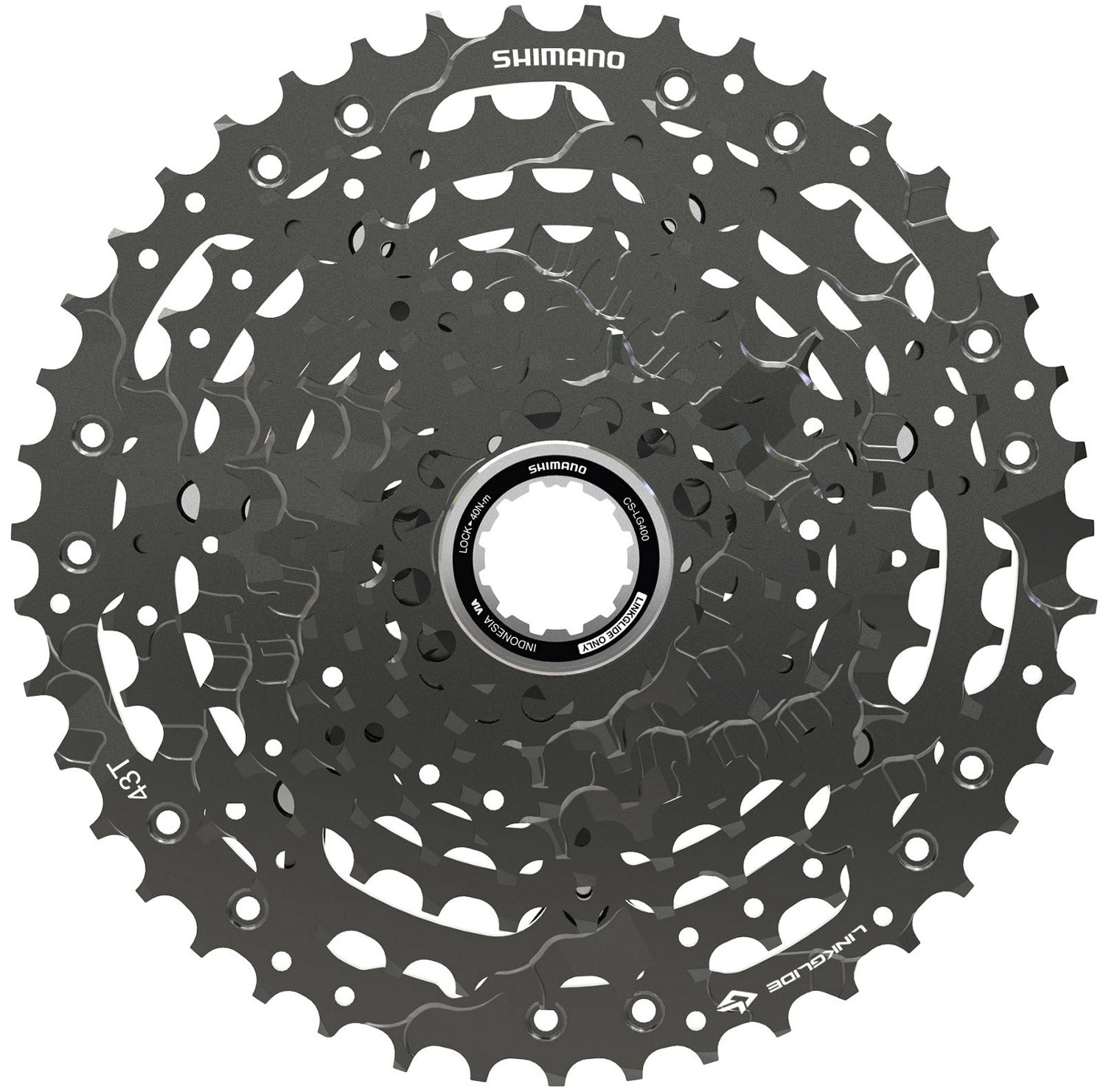 Shimano cs-lg400 10-speed linkglide cassette | 11-39