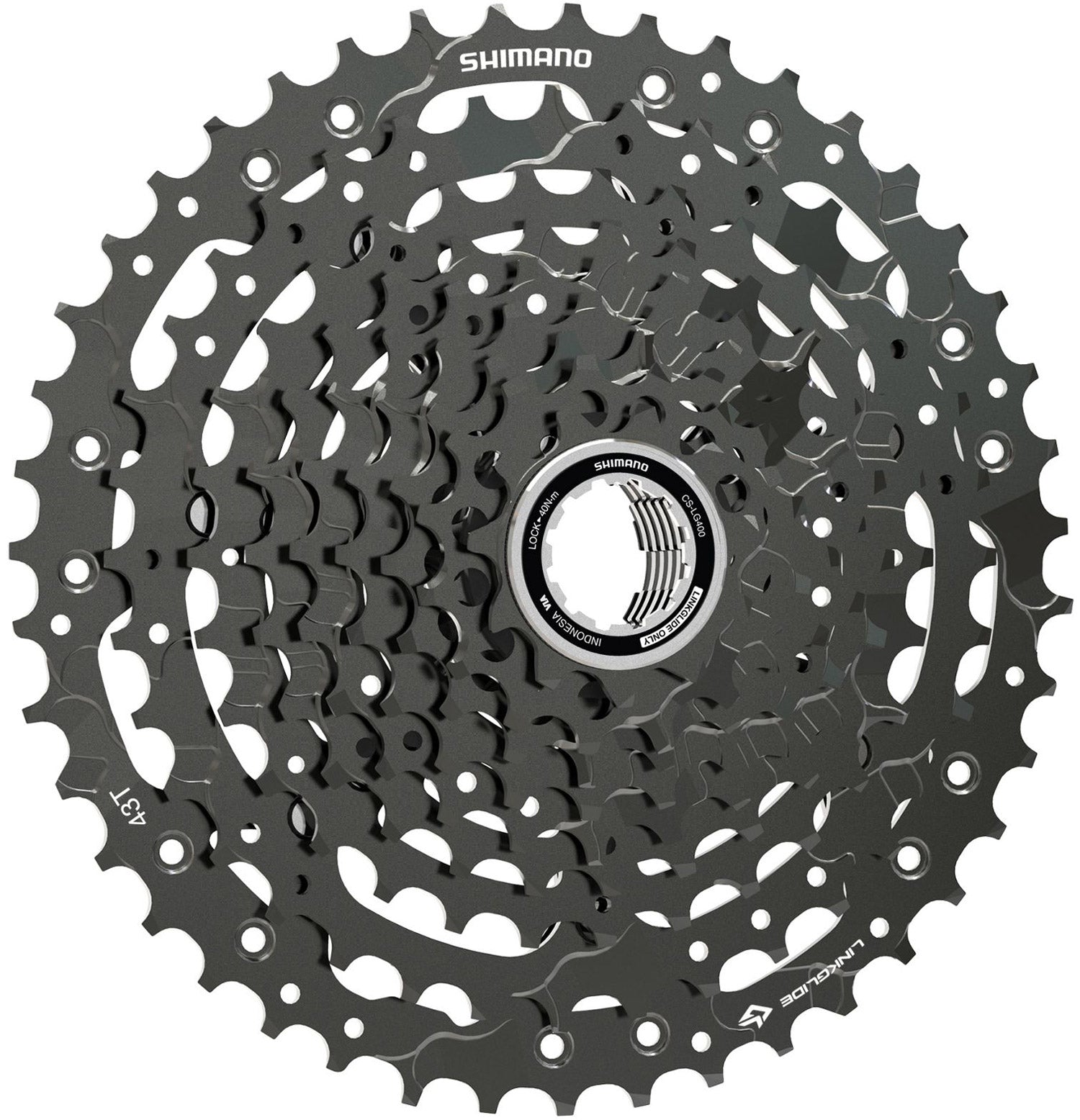 Shimano cs-lg400 10-speed linkglide cassette | 11-39