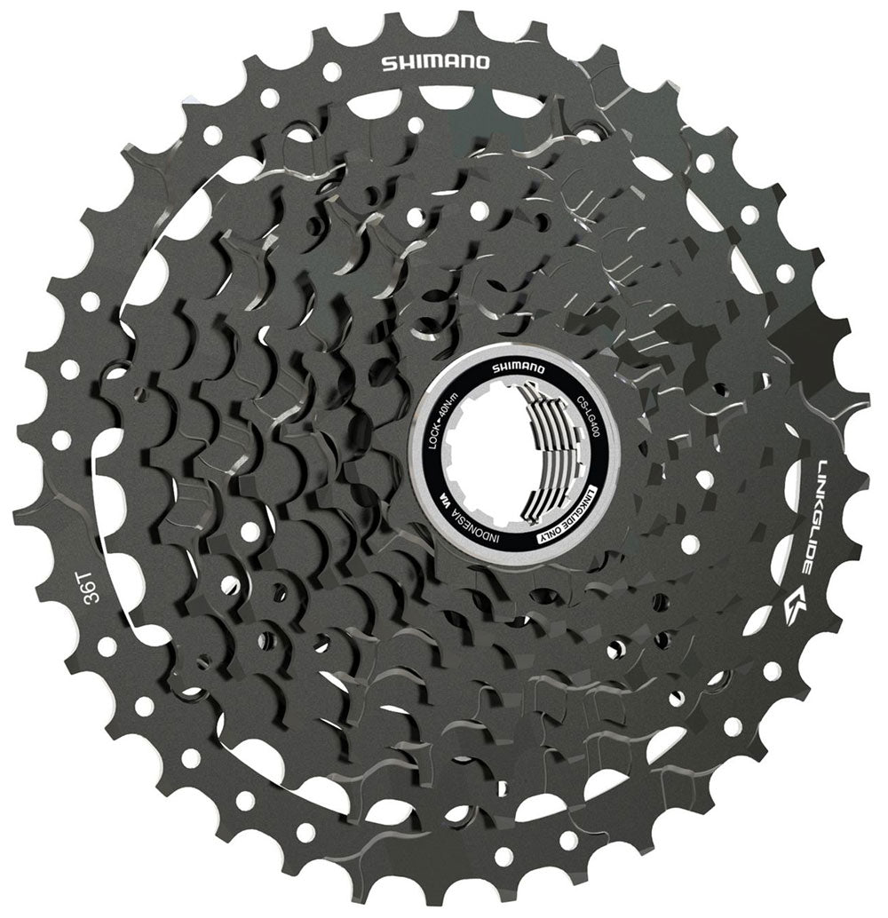 Shimano cassettekeu 9v 11-46t cs-lg400 zwart