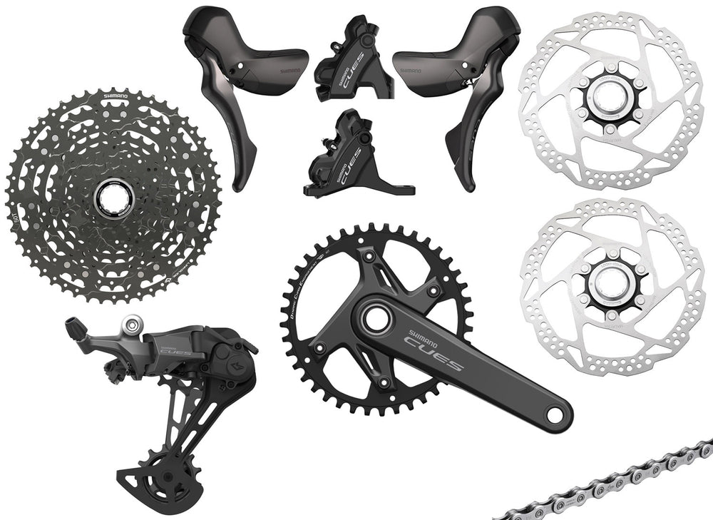 Shimano cues u6040 1x11-speed gravel group disc 160 160mm