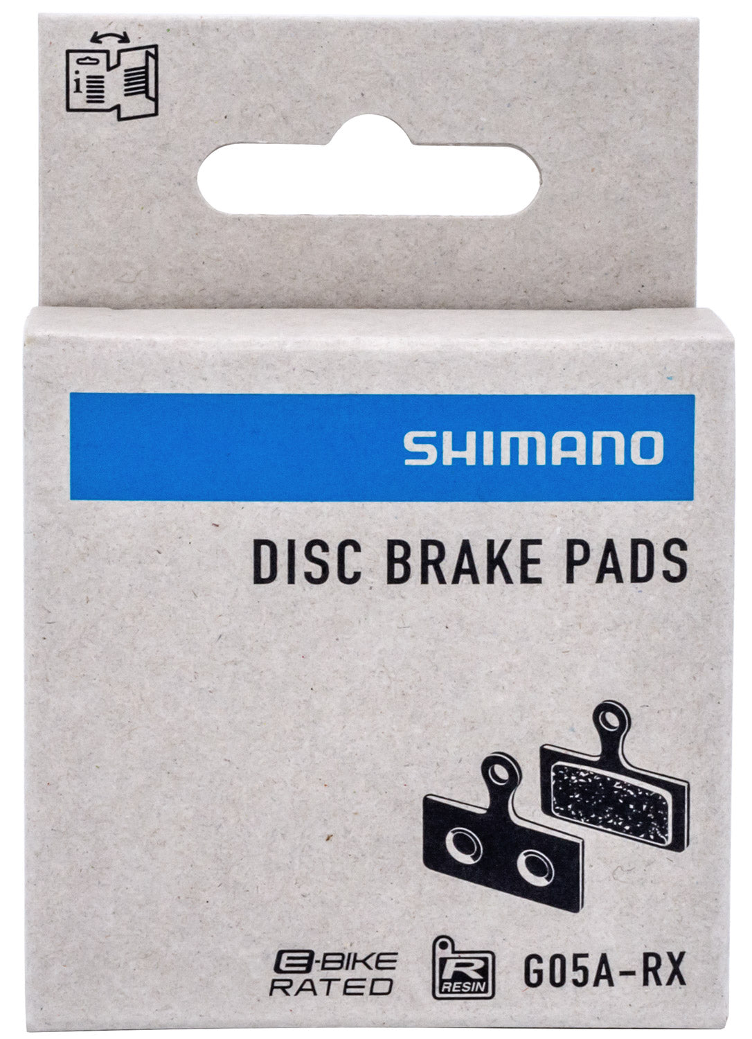 Jeu de plaquettes de frein à disque Shimano G05A type G Résine (1 paire)