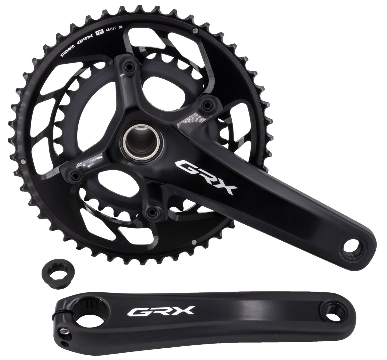 Shimano grx fc-rx820 2x12-speed crank 48 31 | 170mm