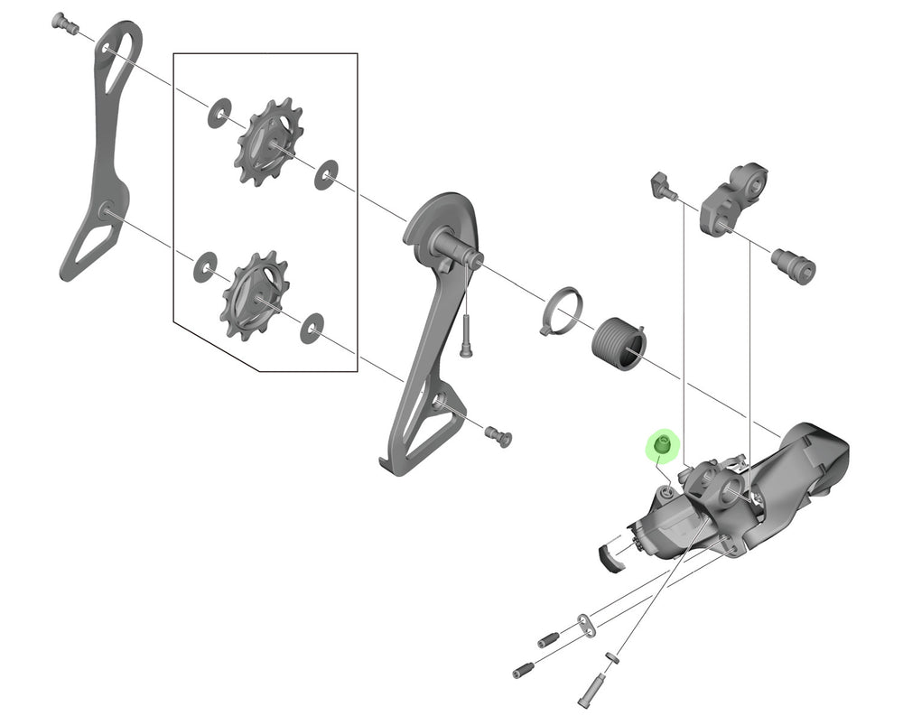 Shimano boot for ew-sd300 cable connection
