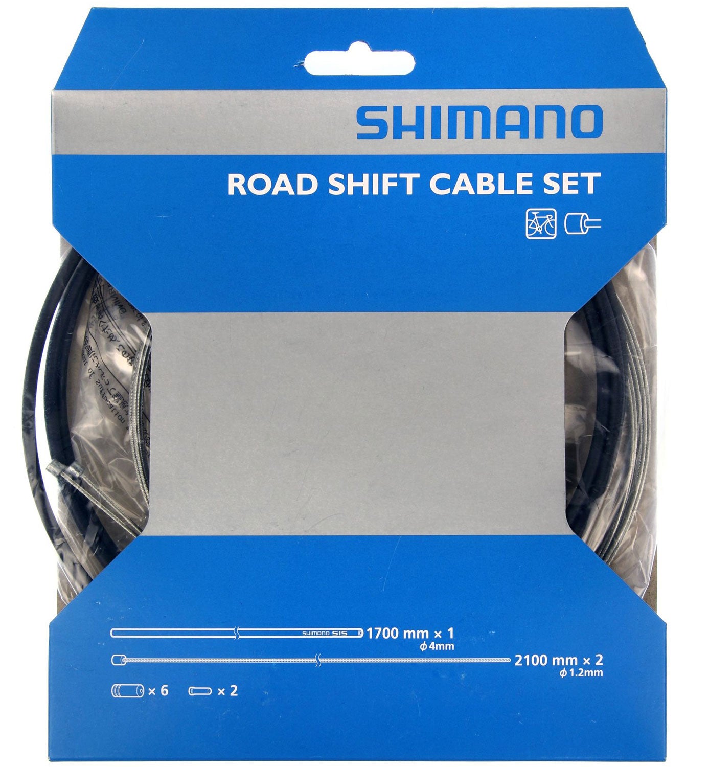 Jeu de câbles de dérailleur Shimano SIS40 Race - noir