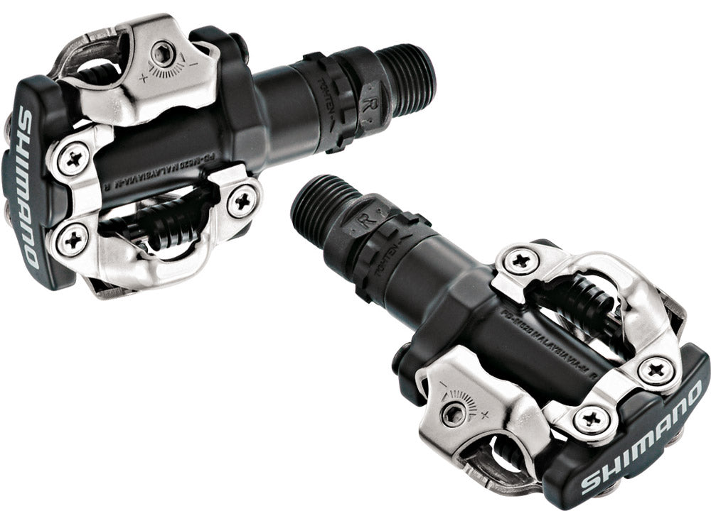 Shimano systeempedaal pd-m 520 shim.pedals pdm520 spd beids. alu white