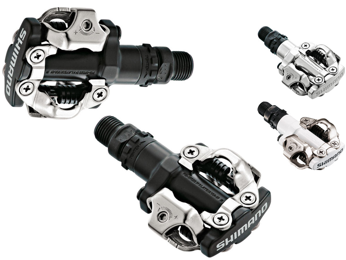 Shimano systeempedaal pd-m 520 shim.pedals pdm520 spd beids. alu white