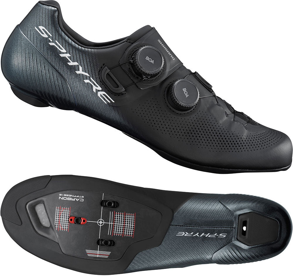 Shimano sh-rc903 s-phyre black - road bike shoes | 42