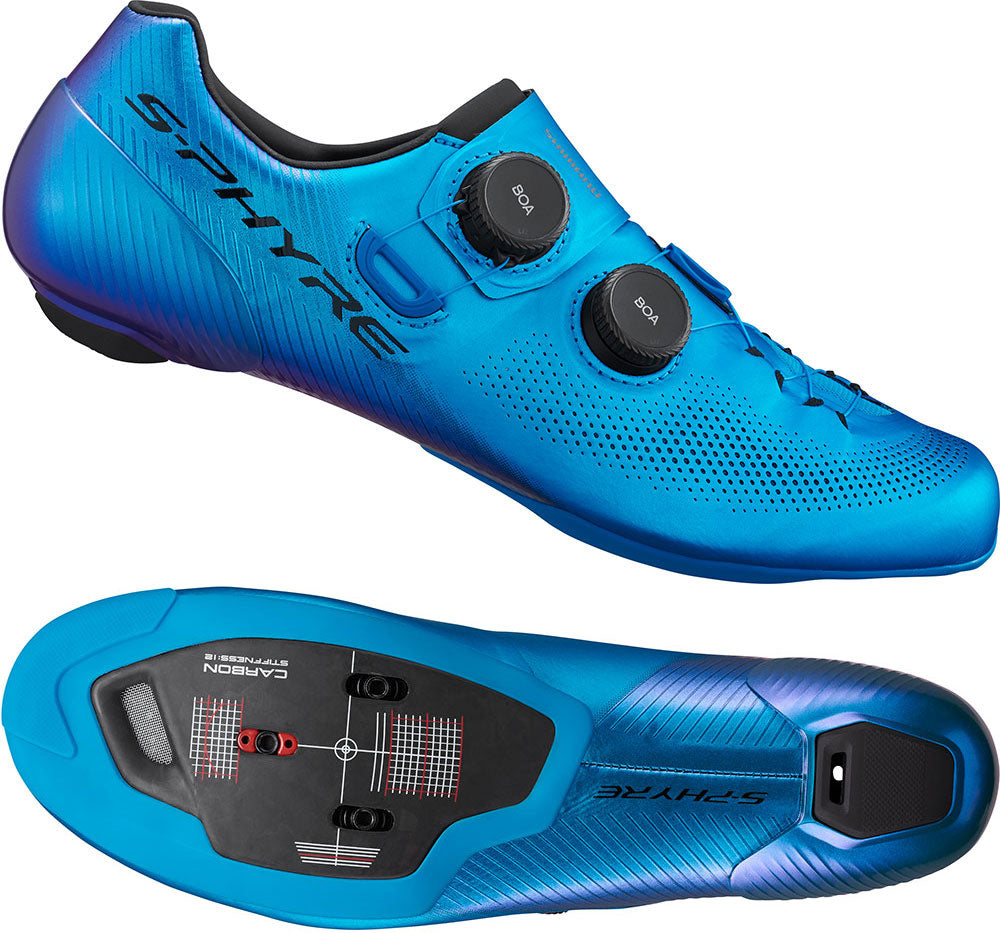 Shimano sh-rc903 s-phyre blue - road bike shoes wide | 42