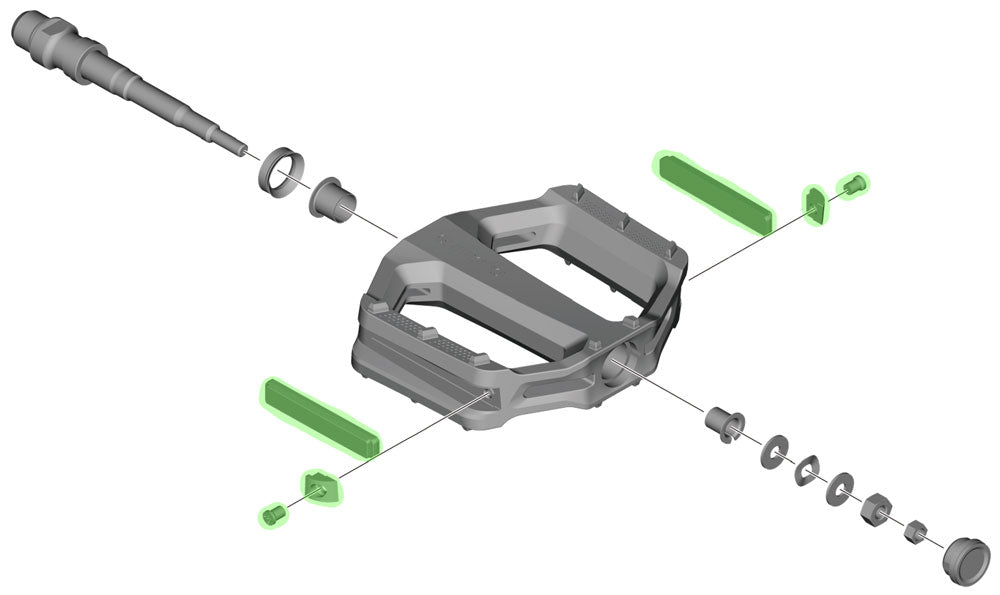 Shimano sm-pd71 reflector set