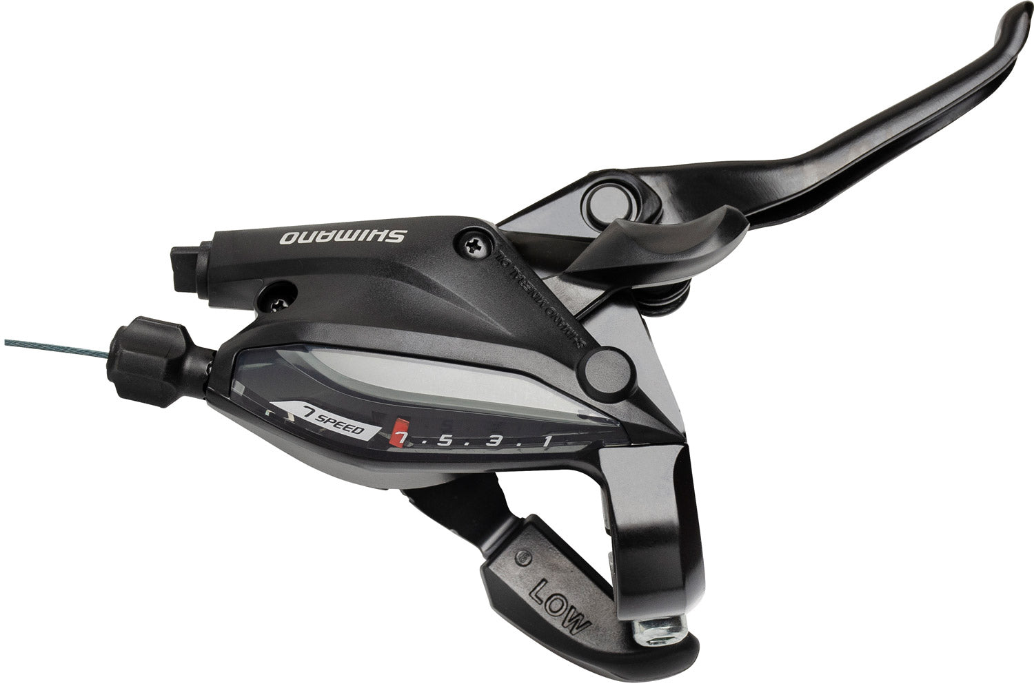 Shimano versteller (rechts) met remhendel 7 speed st-ef505 - 3 vingers - zwart