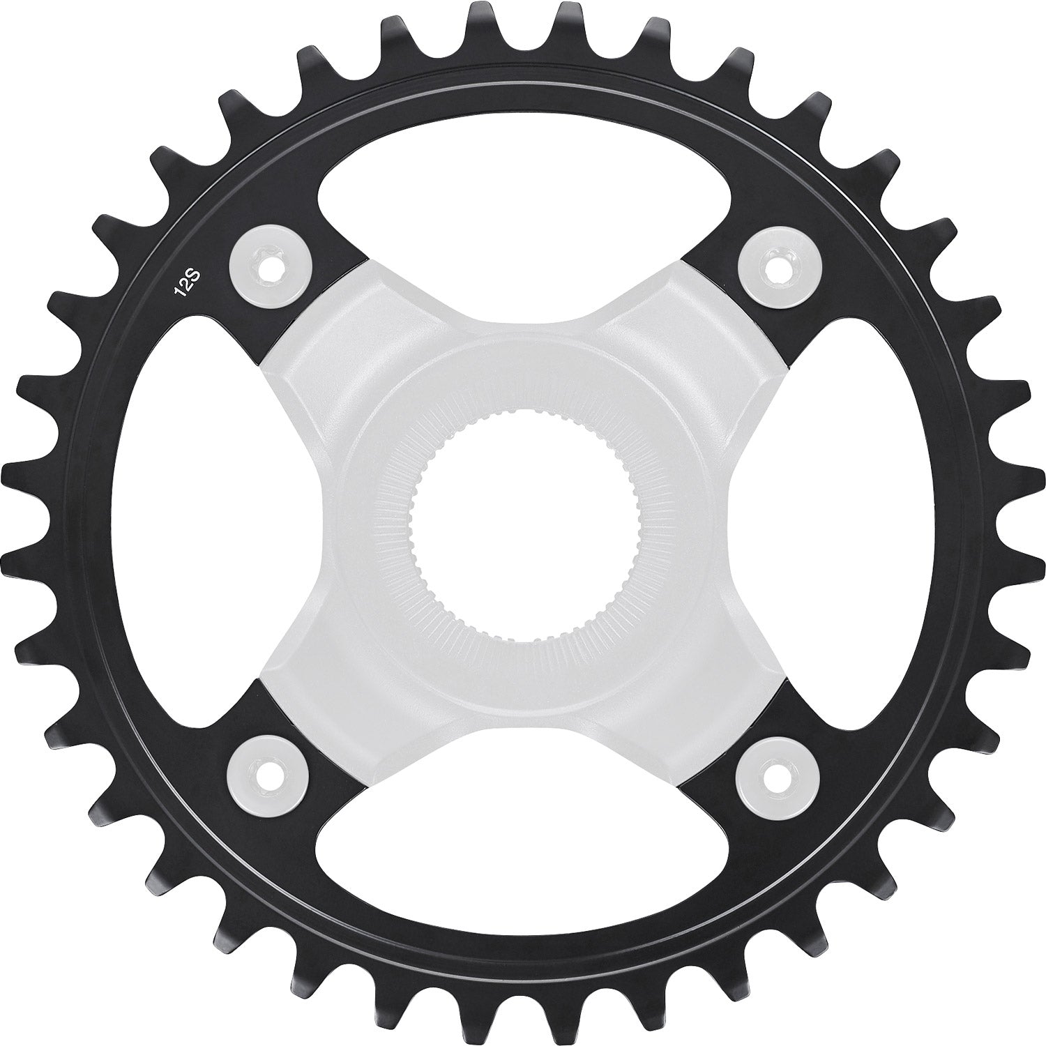 Shimano steps sm-cre70-12 chainring without spider | 42 zähne