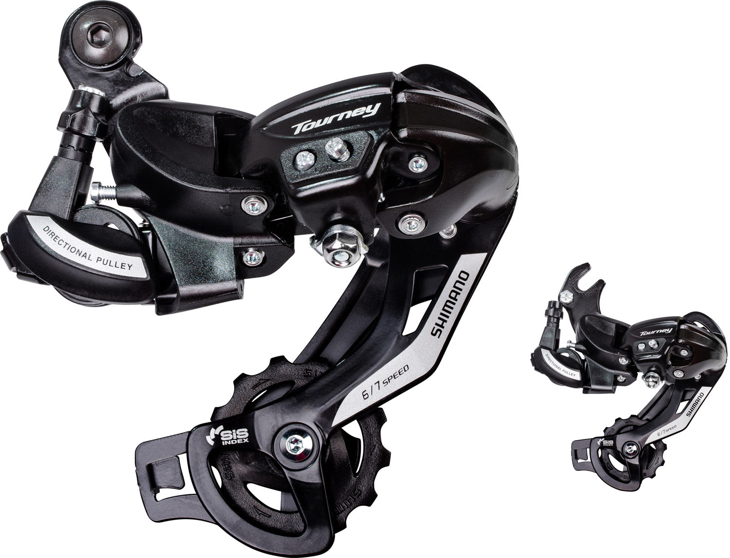 Dérailleur Arrière 6 7 vitesses Shimano Tourney TY500 - Direct Mount (D-Type) - Noir