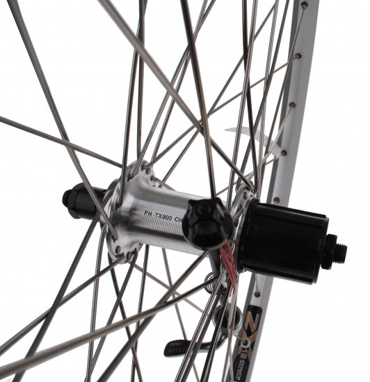 Achterwiel 28-15 8-13 8 622 Vulring 8V Zac velg Alu zilver