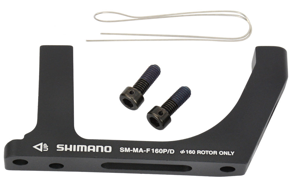Shimano sm-ma-f160p d post-mount to flat-mount adapter for front 160mm rotor