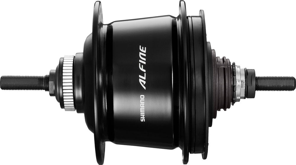Versnellingsnaaf 8 speed Shimano Alfine SG-S7001 voor schijfrem - 36 gaats - zwart