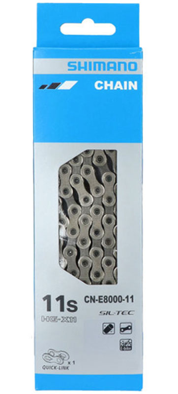 Shimano cn-e8000 11-speed e-bike chain with quick-link