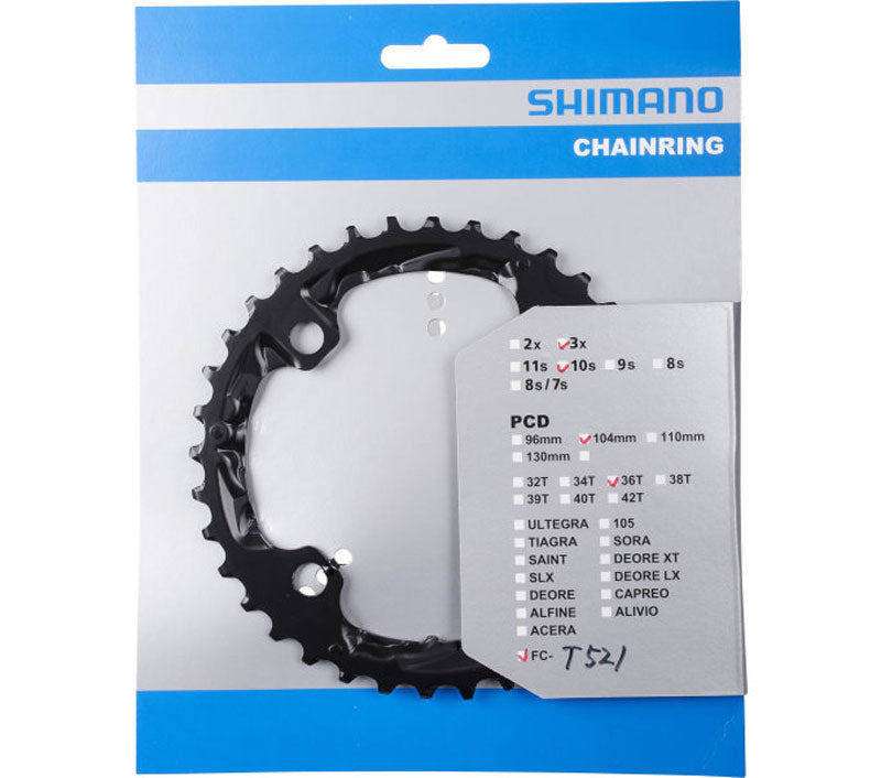 Shimano kettingblad shim.chainring 48z 4l 104lk ks sw t521