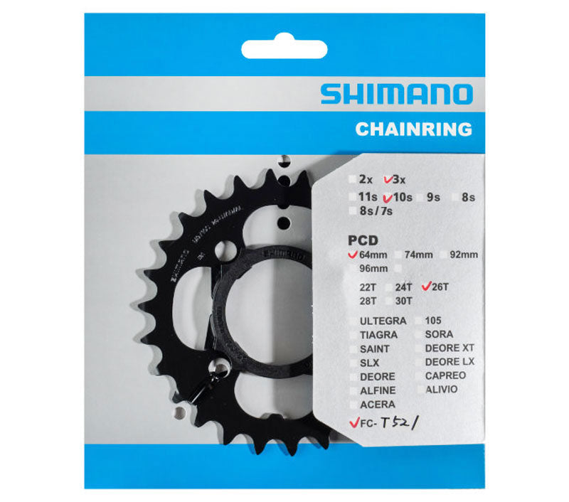 Shimano kettingblad shim.chainring 48z 4l 104lk ks sw t521