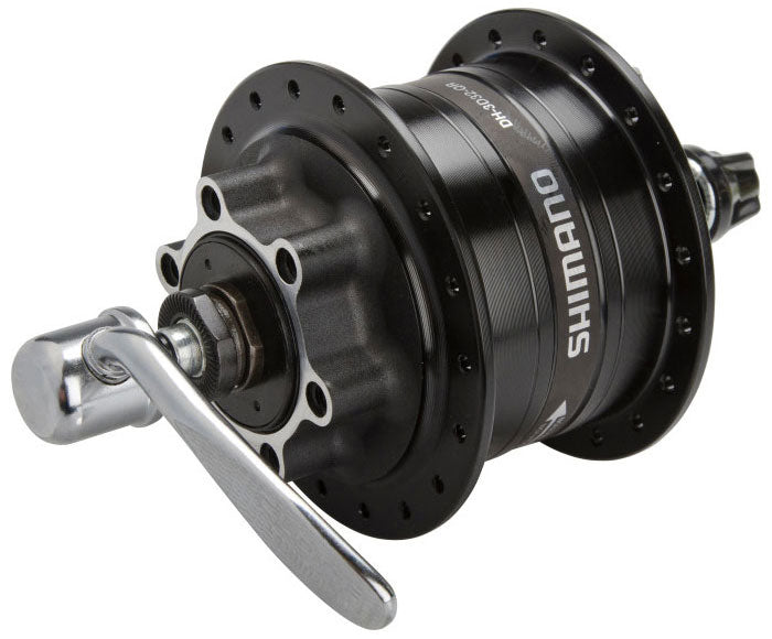 Shimano dh-3d32 disc 6-bolt hub dynamo 36h