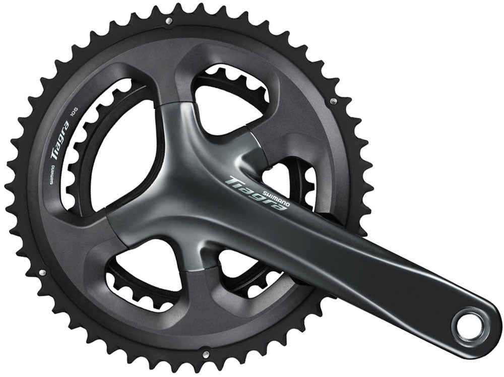 Pédalier 2 x 10 vitesses Shimano Tiagra FC-4700 - 172.5 axe creux 52-36 - noir