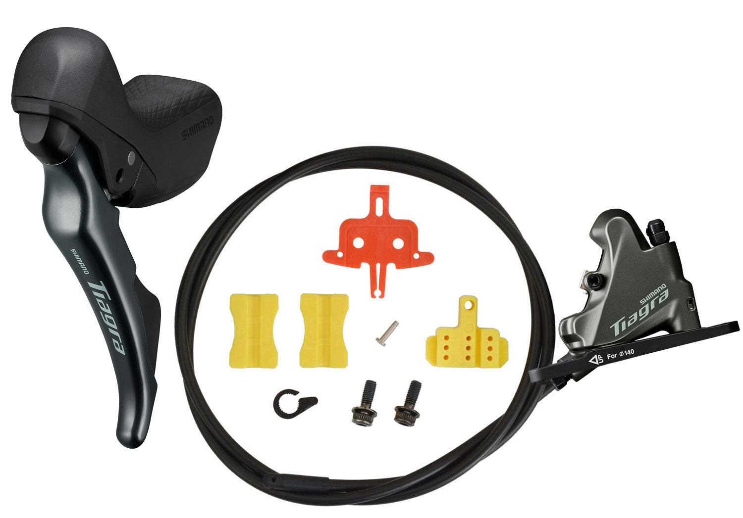 Shimano tiagra st-4720+br-4770 2x10-speed disc brake set