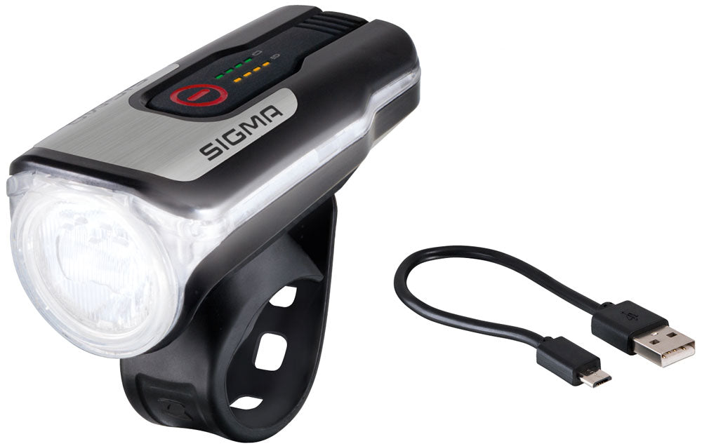 Phare avant Sigma Aura 80 lux LED USB rechargeable