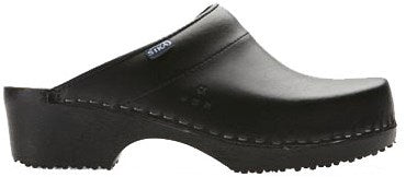 Sika 148 klomp traditionel open hak pu zwart - maat 43 - 16.089.076.43