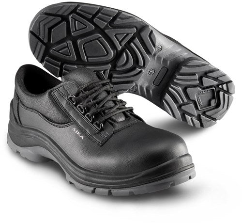 Sika beat low - s2 - veterschoen - 210 zwart | zwart | maat 40 - 5703617155976