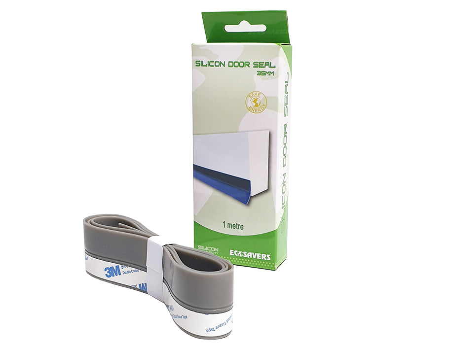 Ecosavers tochtband binnendeur zelfklevend - 1m op rol - grijs