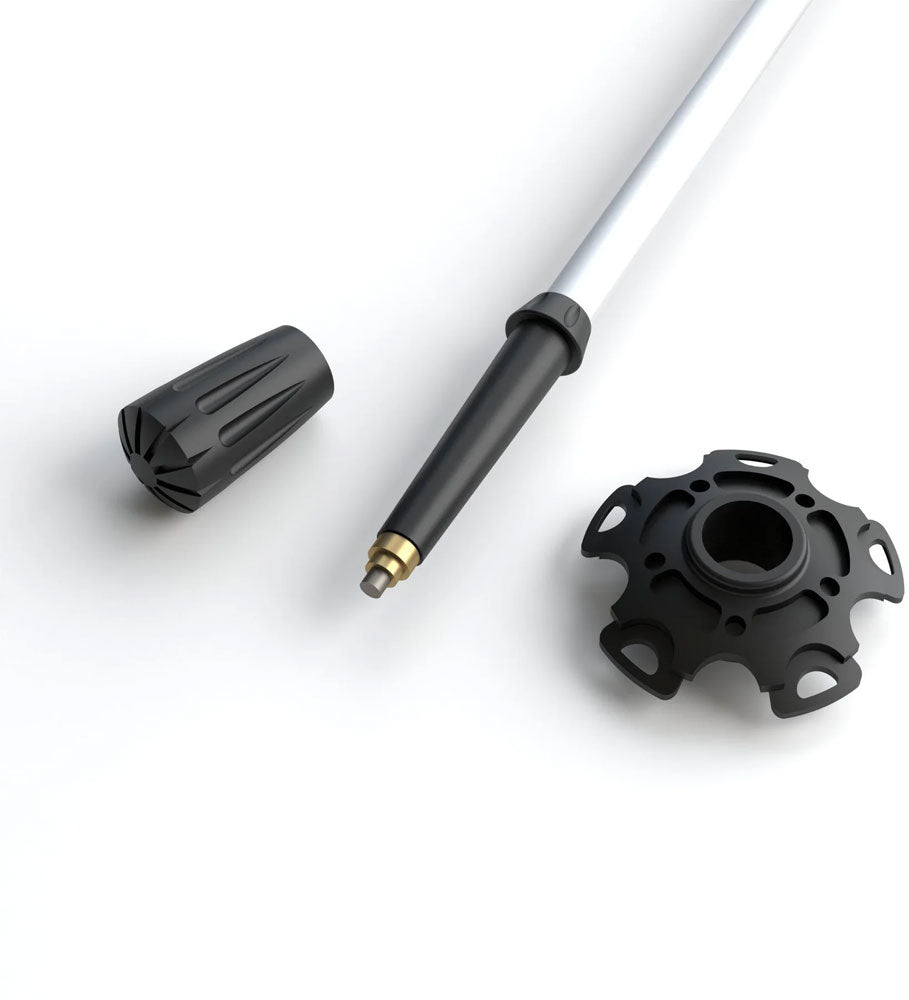 Silva trekking running poles rubber paws