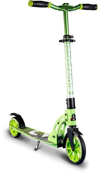 2-wiel Kinderstep Opvouwbaar Voetrem Groen Zwart