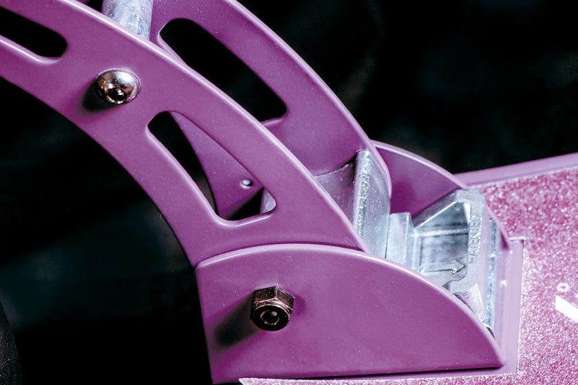 2-wiel Step Opvouwbaar Voetrem Lila Wit