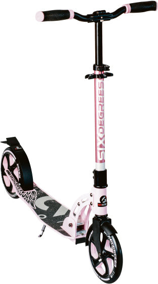 2-wiel Step Opvouwbaar Voetrem Pastelroze Zwart